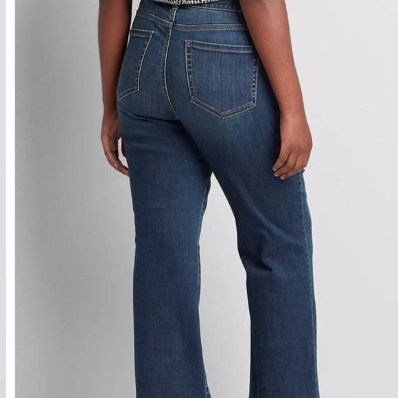 Lane Bryant women's plus size 22 signature fit flex waist mid-rise boot Jeans - Picture 4 of 10